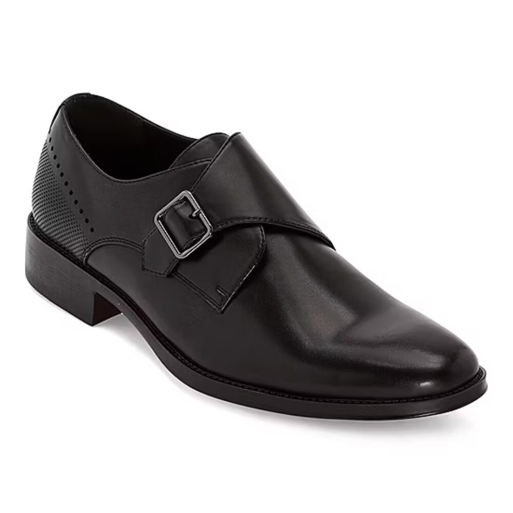 Men's JF J Ferrar Cambridge Slip-On Dress Shoes - Black - 8 - NIB - Picture 1 of 1